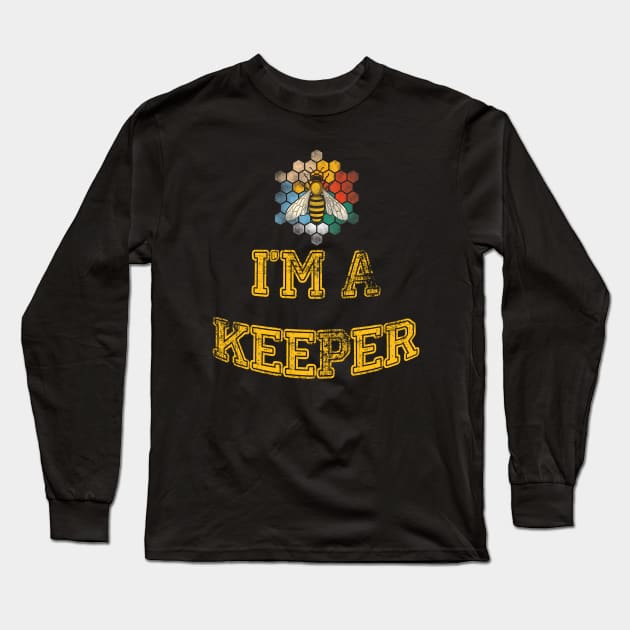 I'm A Beekeeper Vintage Long Sleeve T-Shirt by dashawncannonuzf